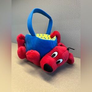 Vintage Clifford the Big Red Dog Plush Easter Basket—Target 2005 w/ Tag